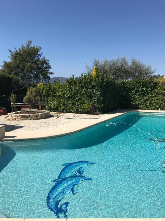 2 Pieces Rdc Villa Piscine La Roquette-sur-Siagne Exteriér fotografie