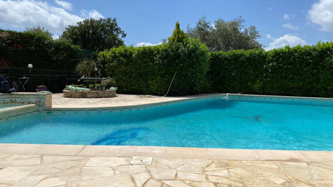 2 Pieces Rdc Villa Piscine La Roquette-sur-Siagne Exteriér fotografie
