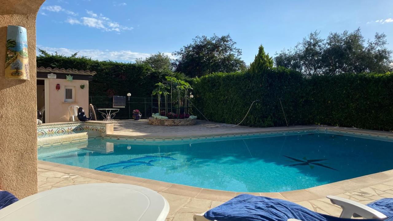 2 Pieces Rdc Villa Piscine La Roquette-sur-Siagne Exteriér fotografie