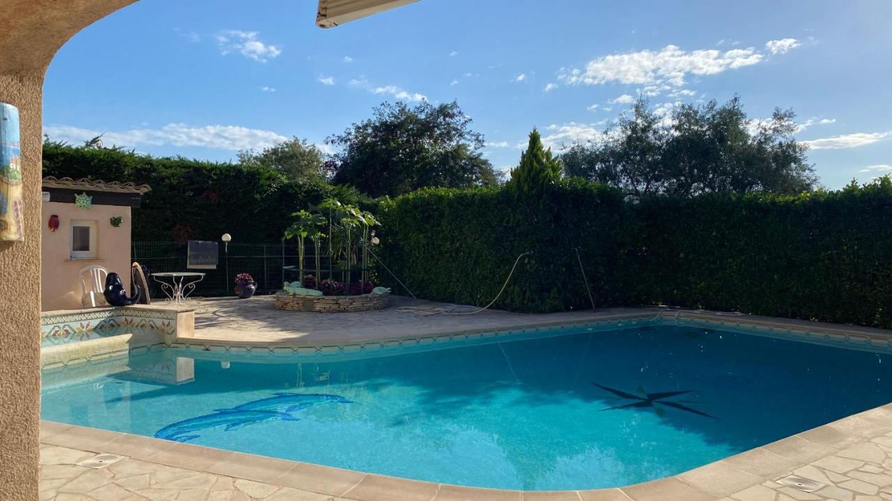2 Pieces Rdc Villa Piscine La Roquette-sur-Siagne Exteriér fotografie
