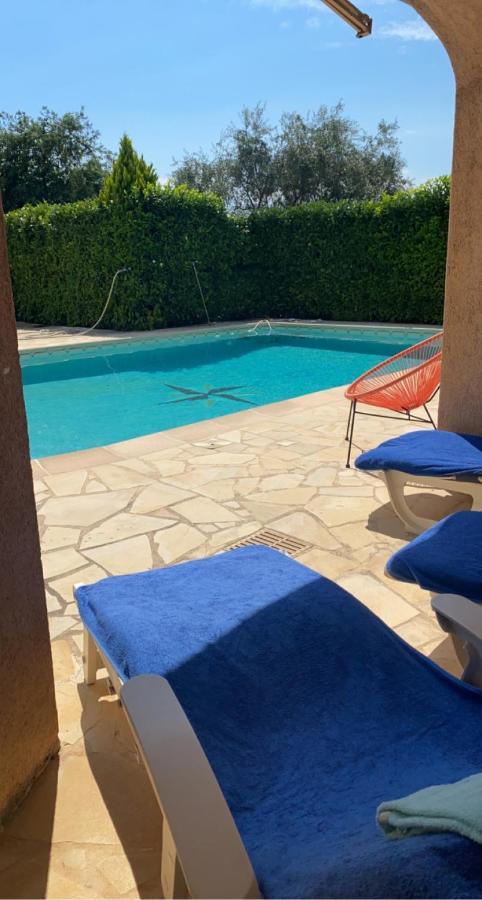 2 Pieces Rdc Villa Piscine La Roquette-sur-Siagne Exteriér fotografie