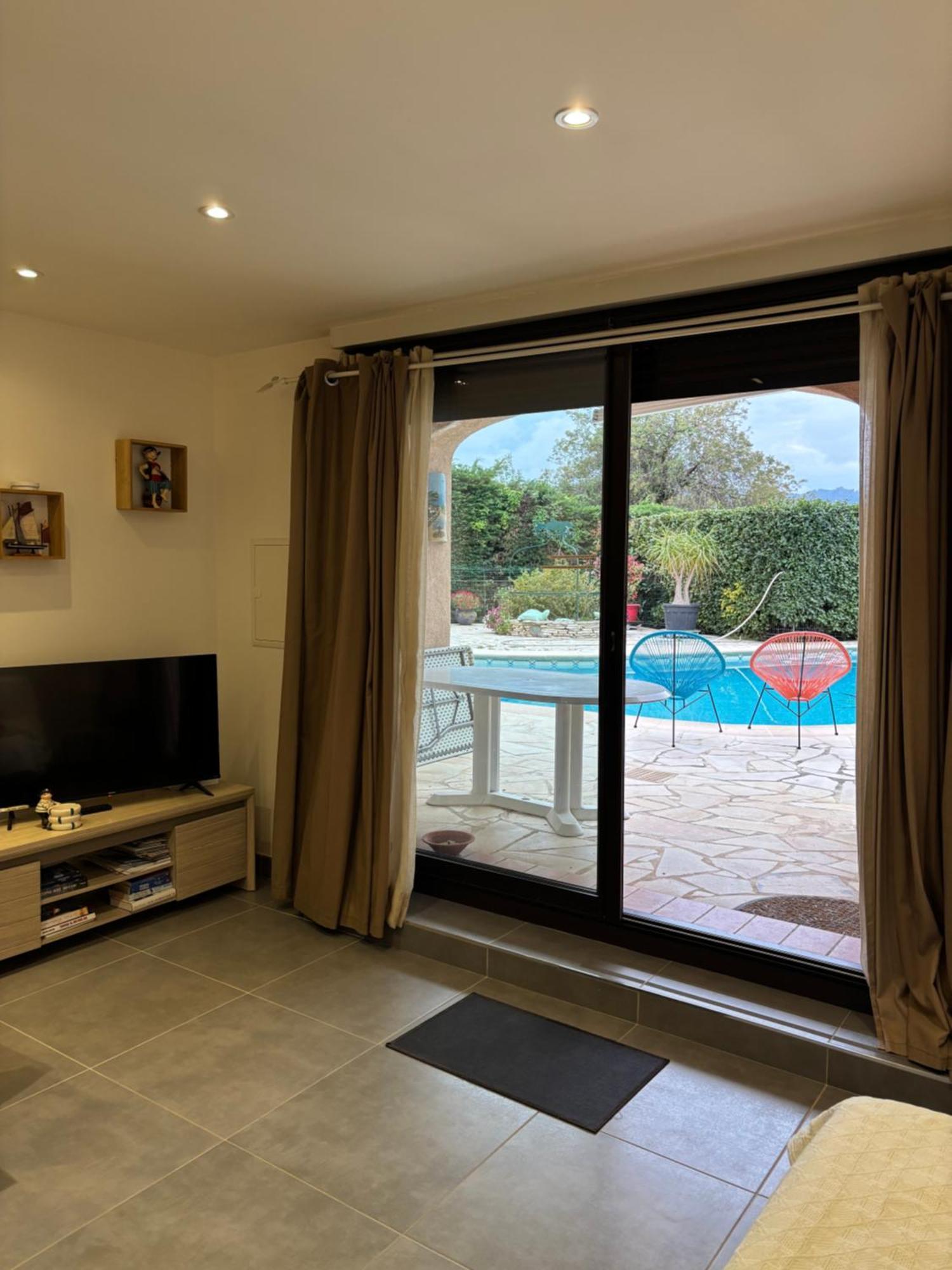2 Pieces Rdc Villa Piscine La Roquette-sur-Siagne Exteriér fotografie